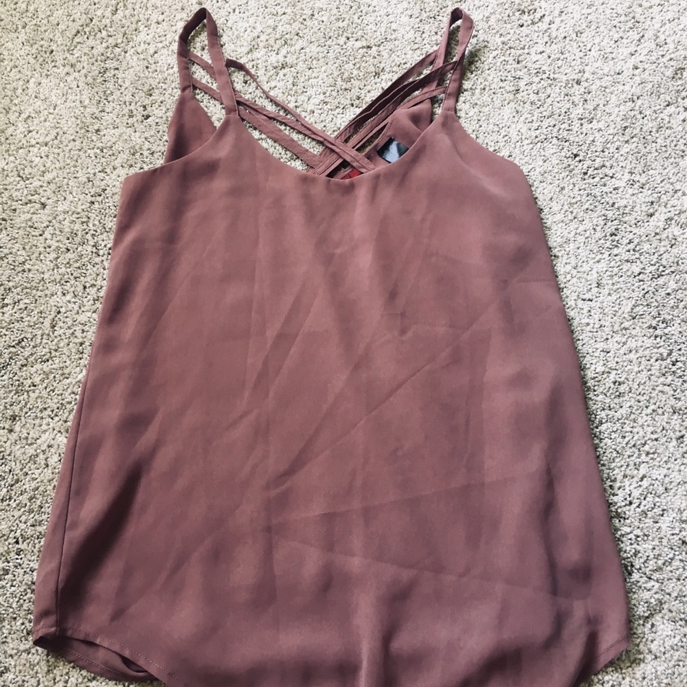 BKE Red Dressy Tank Top for Sale!!! ✨